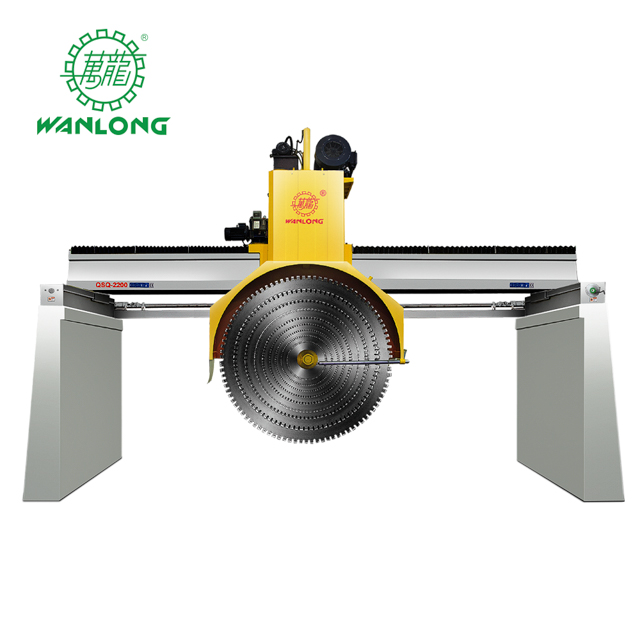 WANLONG QSQ-2200/2500/3000 Ponte Multiblade Mármore Bloqueio de Mármore Máquina de corte para venda
